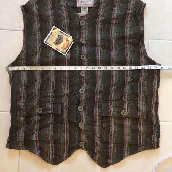 VINTAGE Address Unknown Vest with original tags - Picture 10 of 12